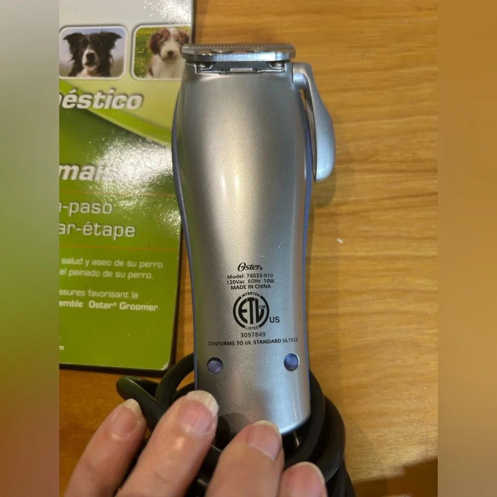 Oster Silver Electric Pet Hair Clipper